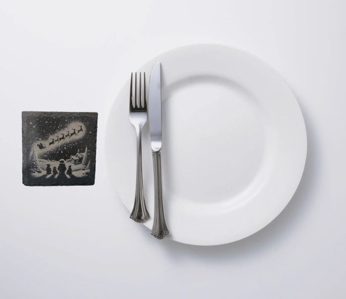 Custom Engraved Slate Photo Coasters