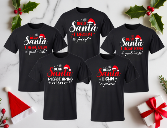 Dear Santa Shirts