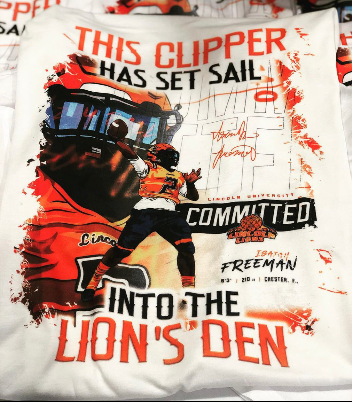 Custom T-Shirt Full-Color Design