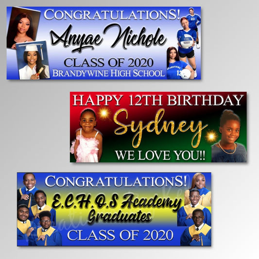 Horizontal Graduation/Event Banners